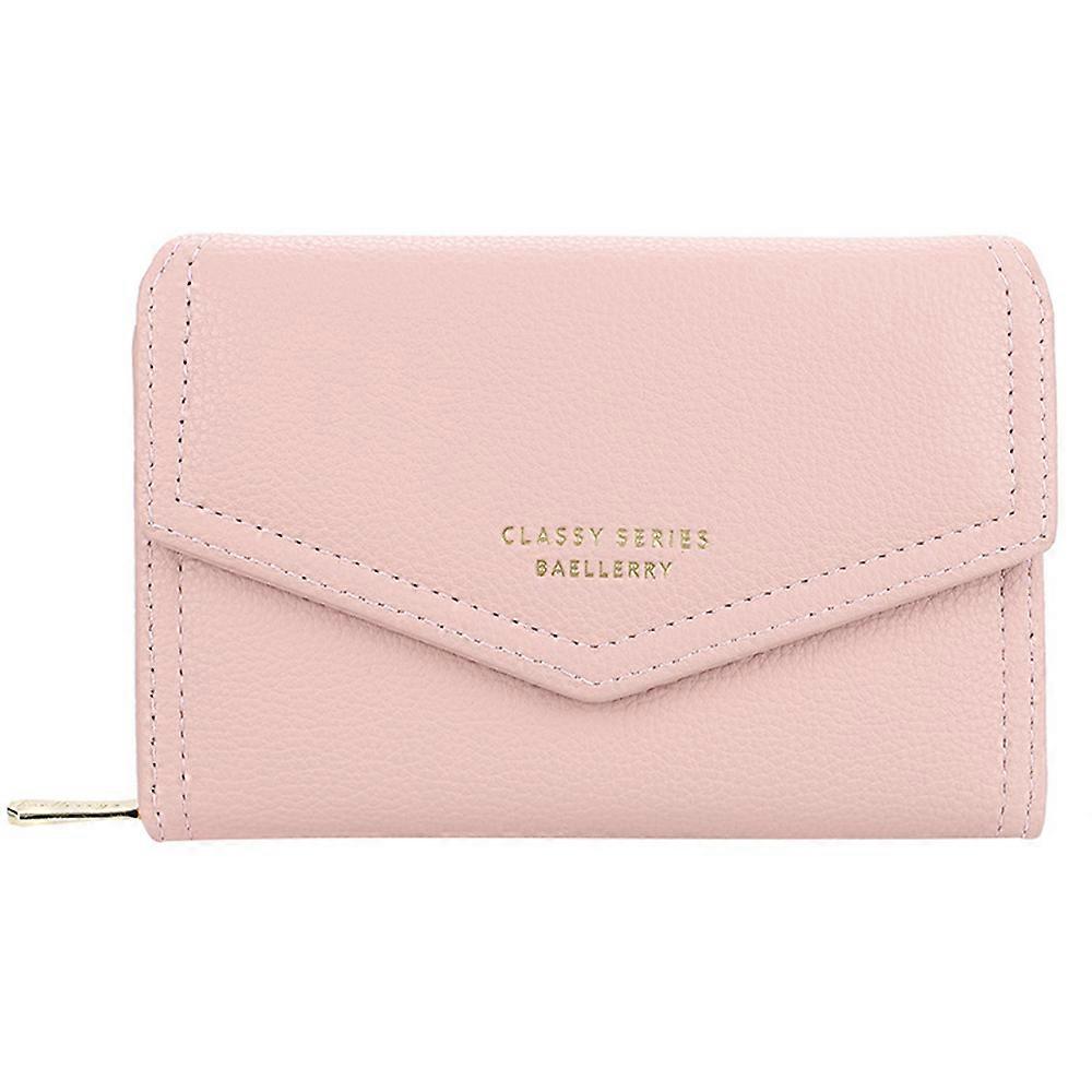 Stylish Design Slim Size Wallet, Practical Trifold Structure Soft Pu Leather Mini Design Card Holder Organizer For Women