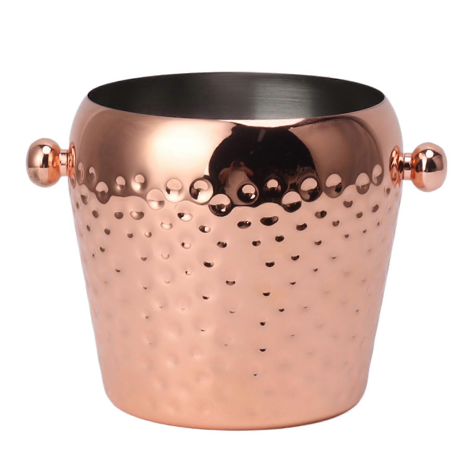 Modern Design Ice Bucket with Concave Shape Design, Compact Light and Ideal for Wider Application in Bars, Hotels, and Restaurants