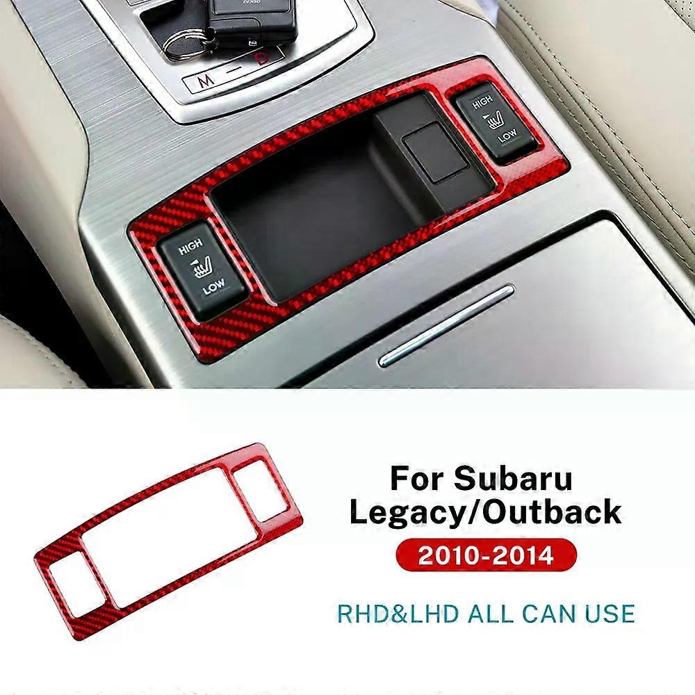 Unbrand Véritable autocollant en fibre de carbone souple compatible pour Su-baru Legacy Outback 2010