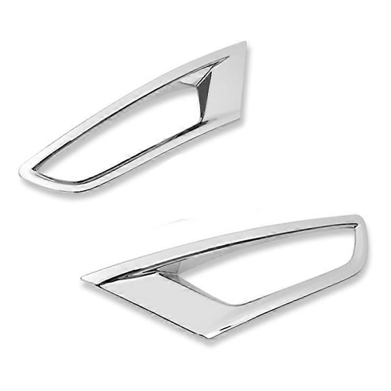 Chrome Rear Fog Light Covers For Mazda CX-3 2016-2024 - ABS Plastic, Self-Adhesive Trim (Pair)