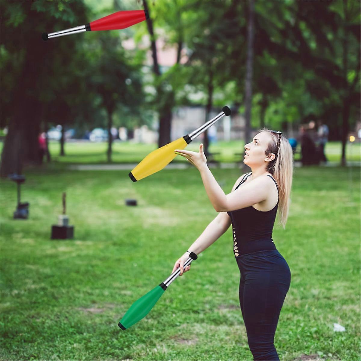3 Pcs Juggling Stick Juggling Prop Stage Juggling Sticks