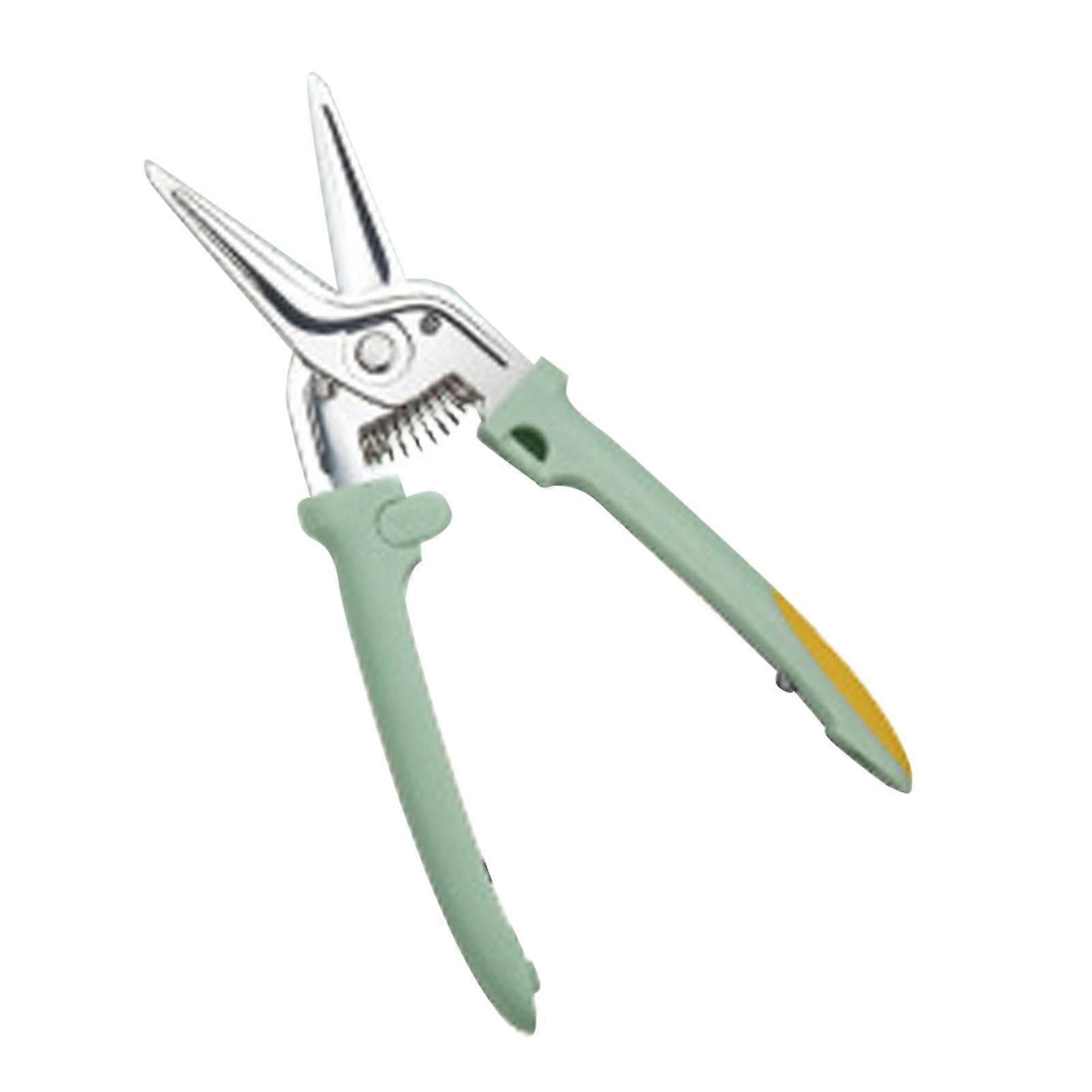 Kitchen Shears Stainless Steel Multifunctional Heavy Duty Kitchen Cutting Scissors for Meat Poultry Light Green