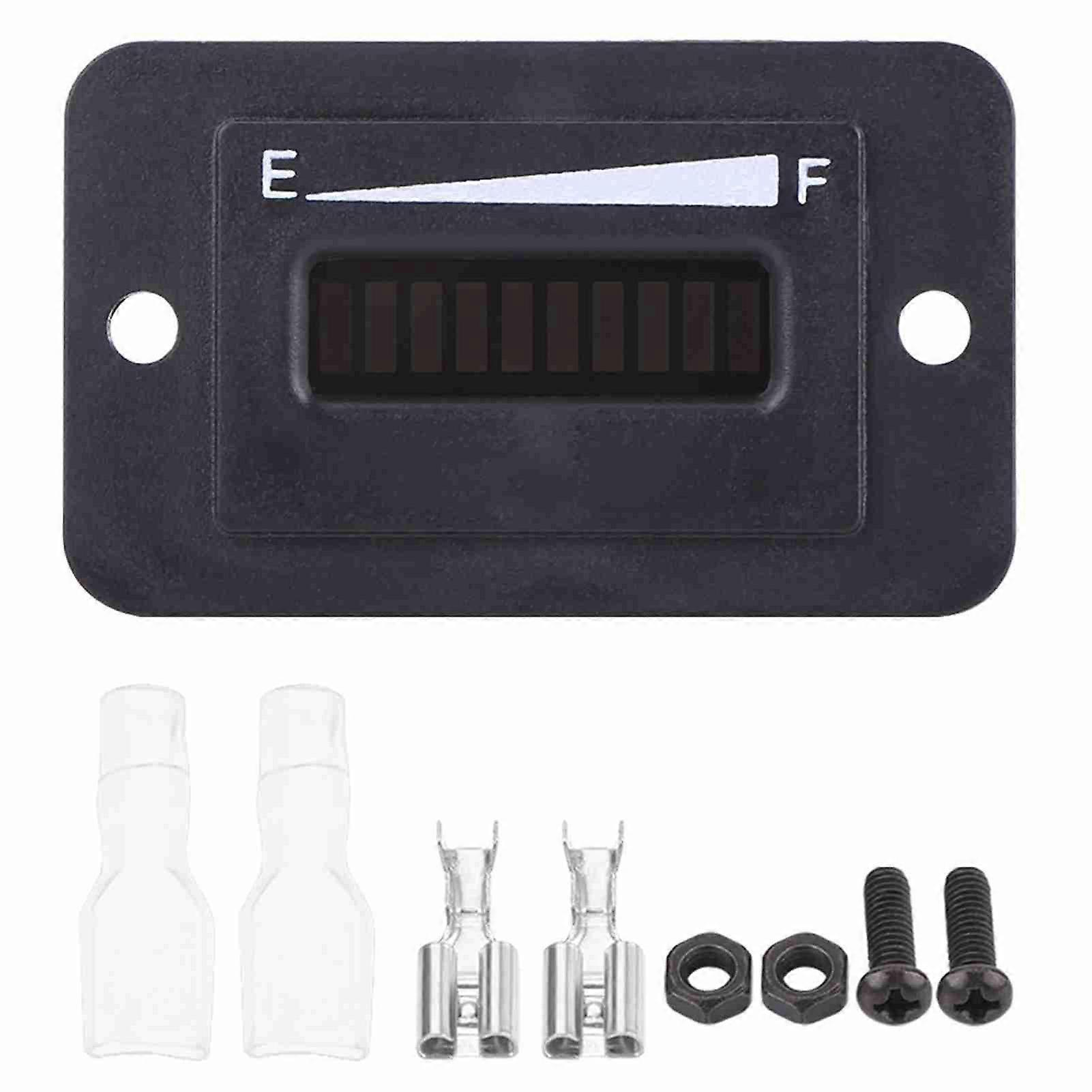 Easy Install LED Battery Indicator Gauge - Reliable Power Level Monitoring & Alerts