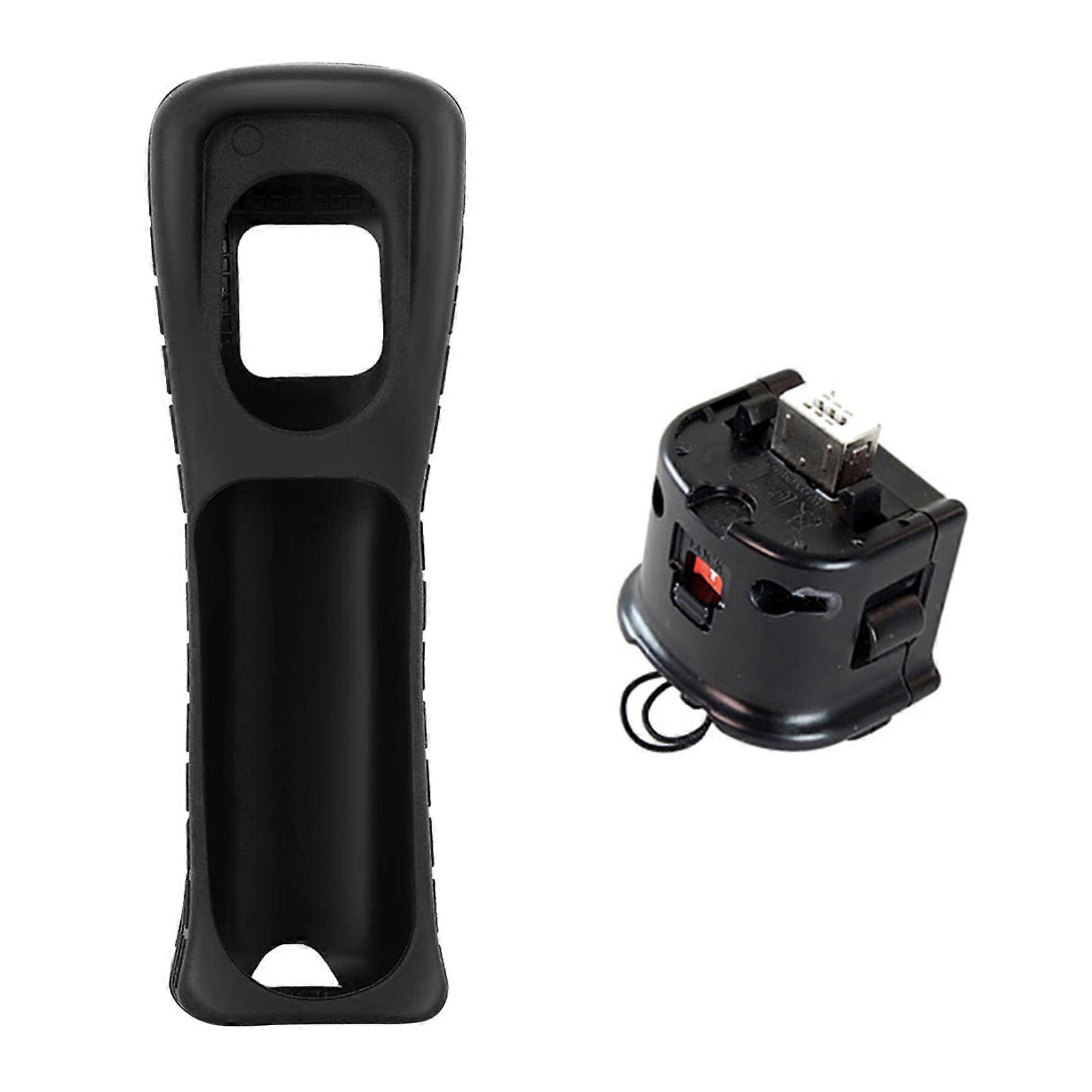Motion Plus til Wii Motion Plus Adapter Sensor Afspiller Til Wii Fjernbetjening On the Go Parcing Sensor Sort
