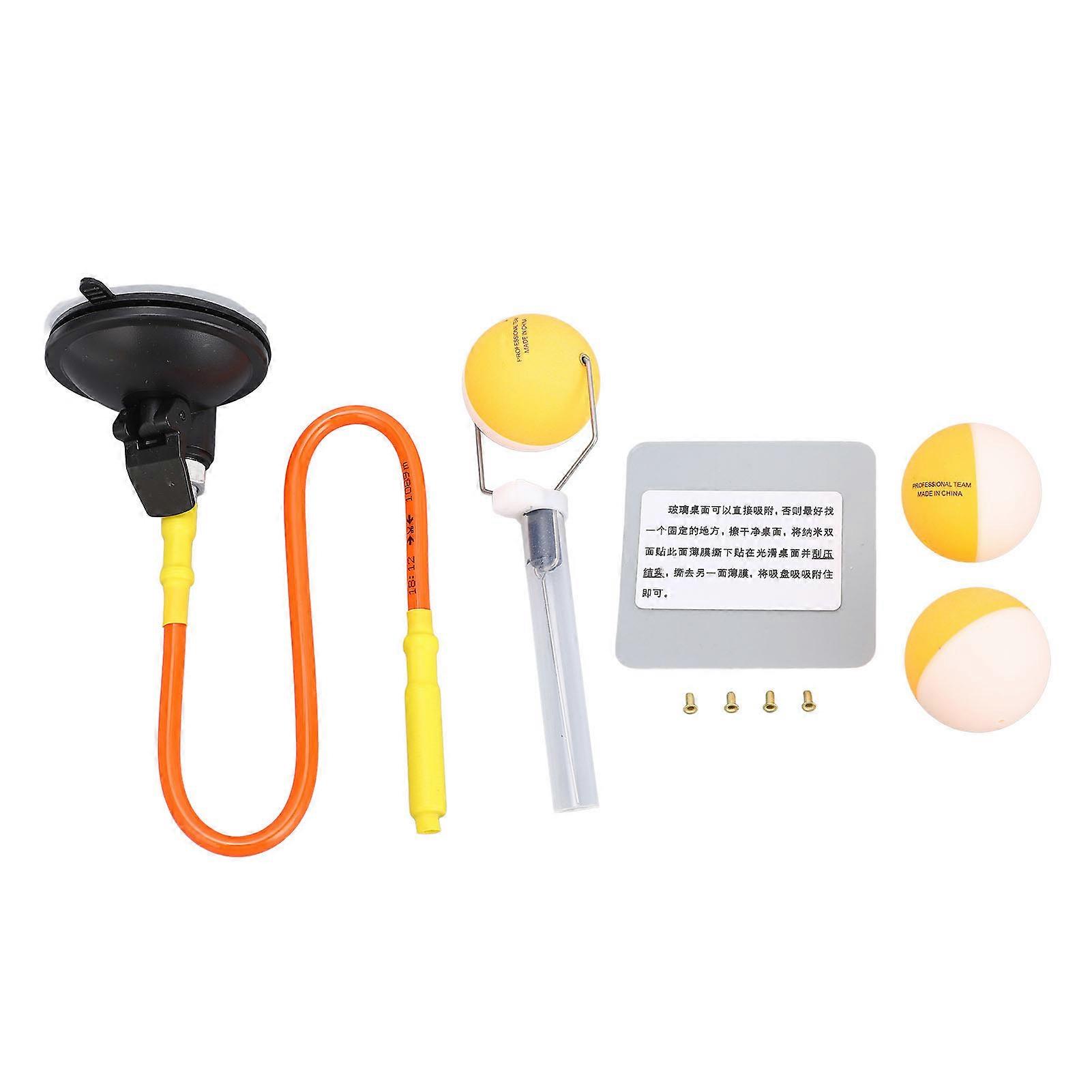PVC Adjustable Table Tennis Ball Sucker Training Pong Balls Trainer Accessory