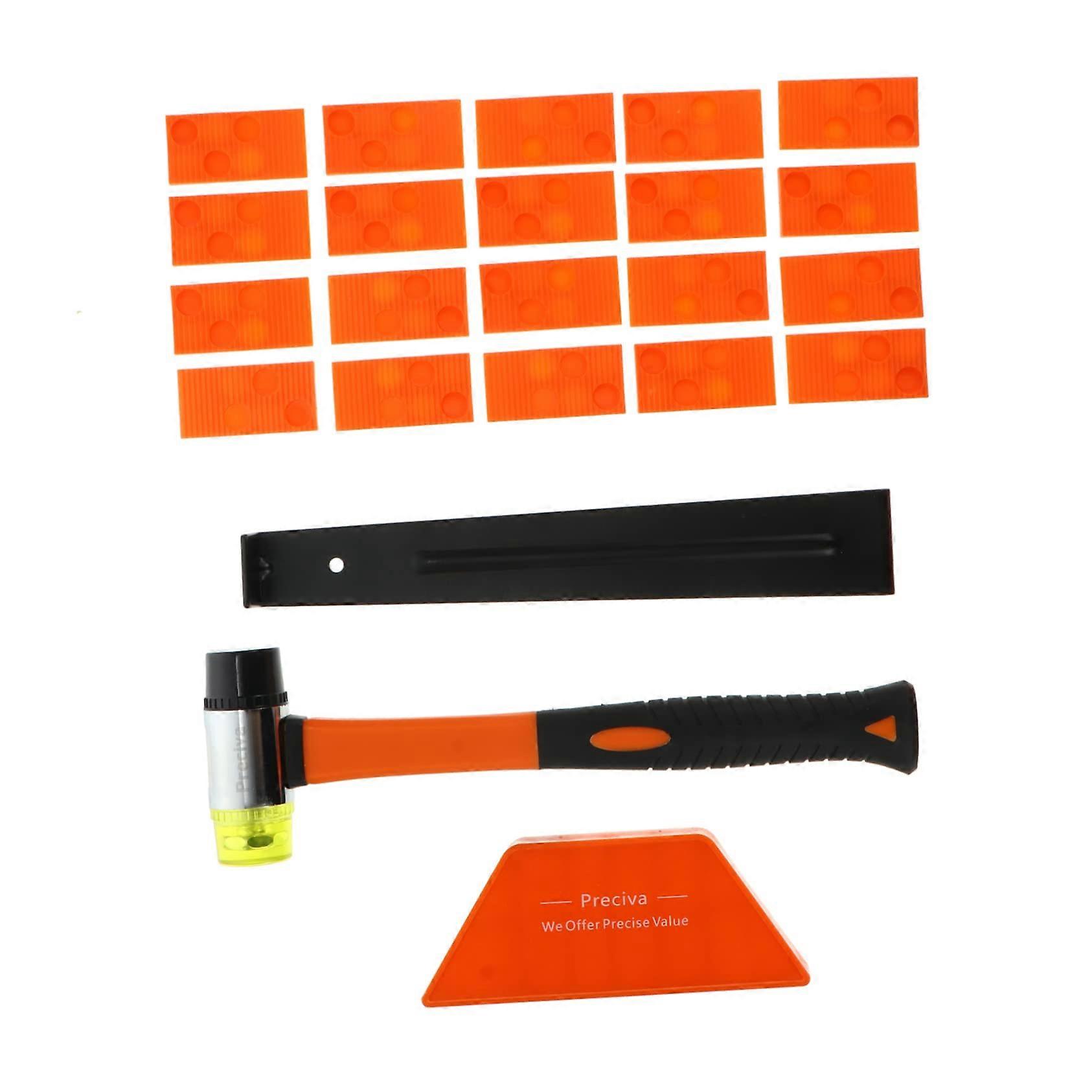 Wood Floor Installation Tool Kit - Complete Laminate Flooring Tools for Home Renovation, Includes Spacers and Pull Bar