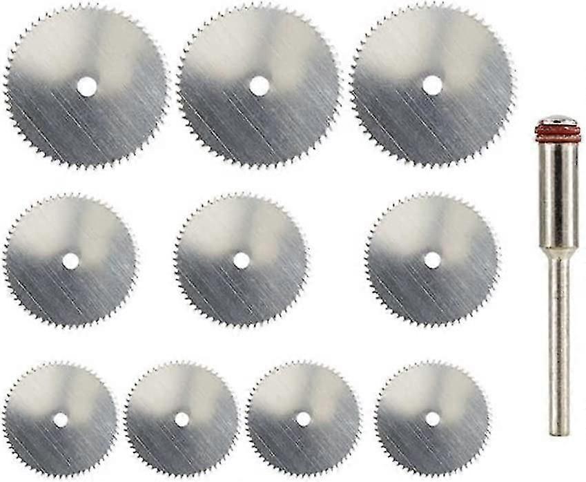 Dairesel Testere Disk Set Paslanmaz Çelik Mini Testere Disk Testere Matkap Bit Döner Takım Döner Matkap Bit 11 adet