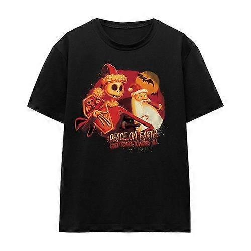 ナイトメアー・ビフォア・クリスマスユニセックスアダルトグッドスケア・トゥ・オールTシャツ