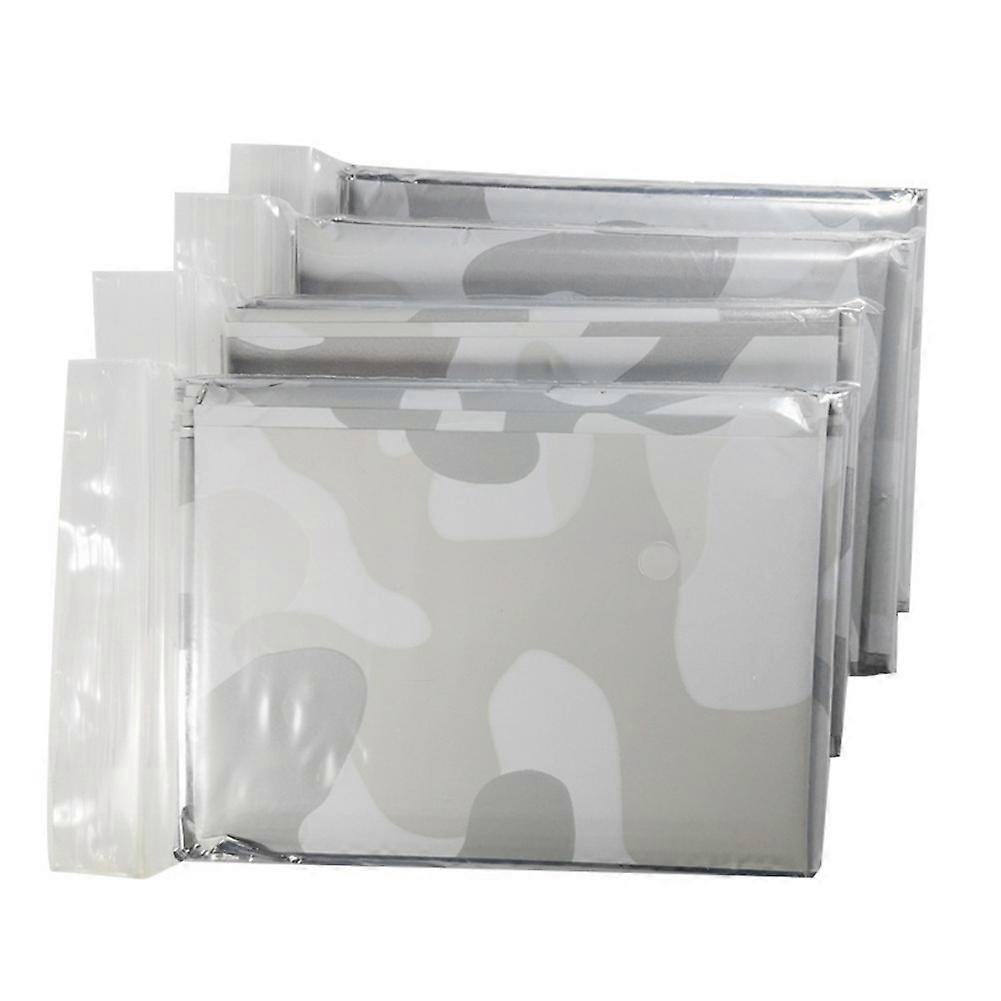 Emergency Thermal Blanket Folding Water Resistant Sunshade Reusable Poncho Camping Mat Pad Cover
