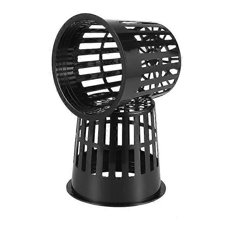 2個-水耕栽培植栽バスケット管状無土壌栽培機器野菜植物植物プラスチックメッシュポット