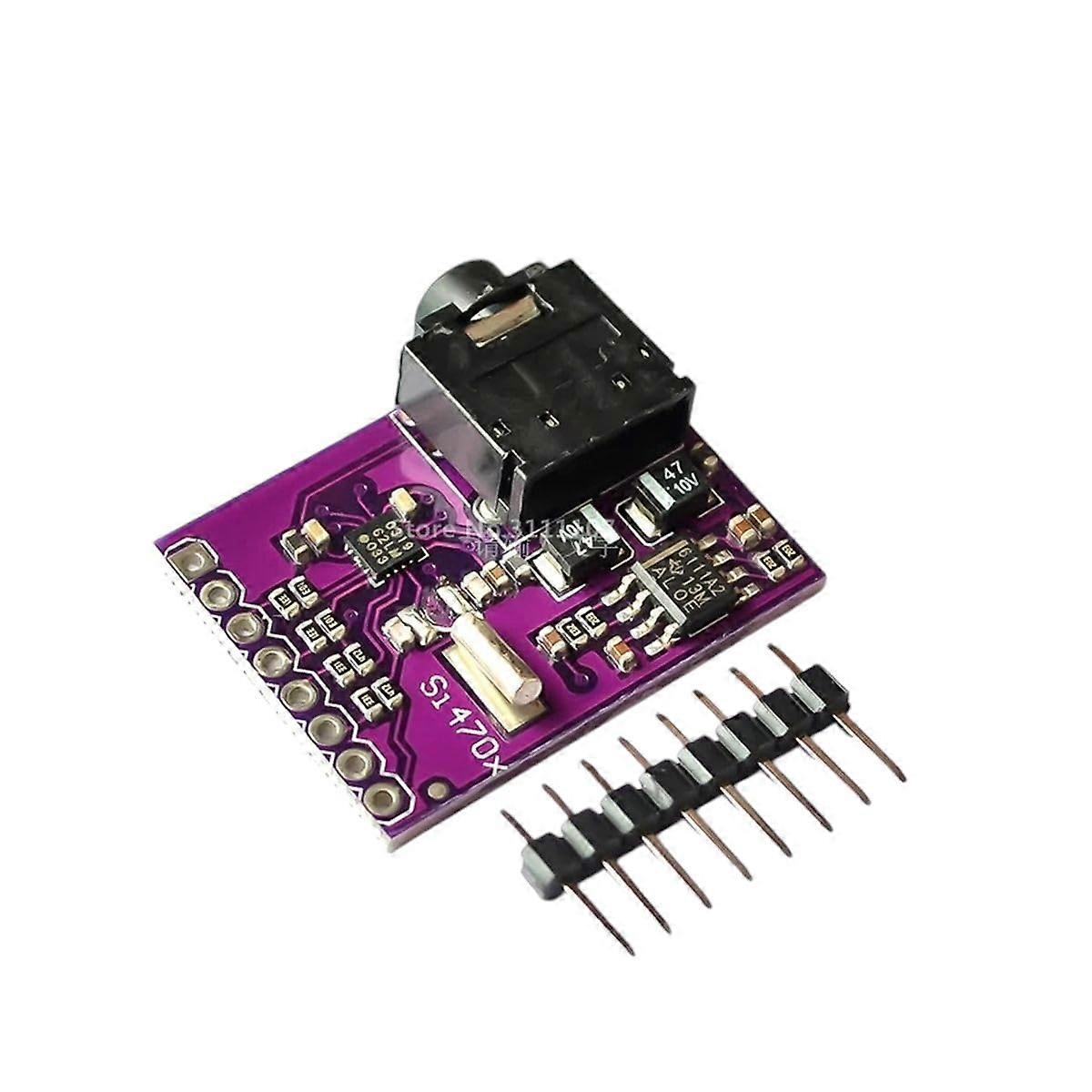 MCU-470 Si4703 FM Tuner Evaluation Board for Audio Projects, Compact Design, High Sensitivity, Easy Integration