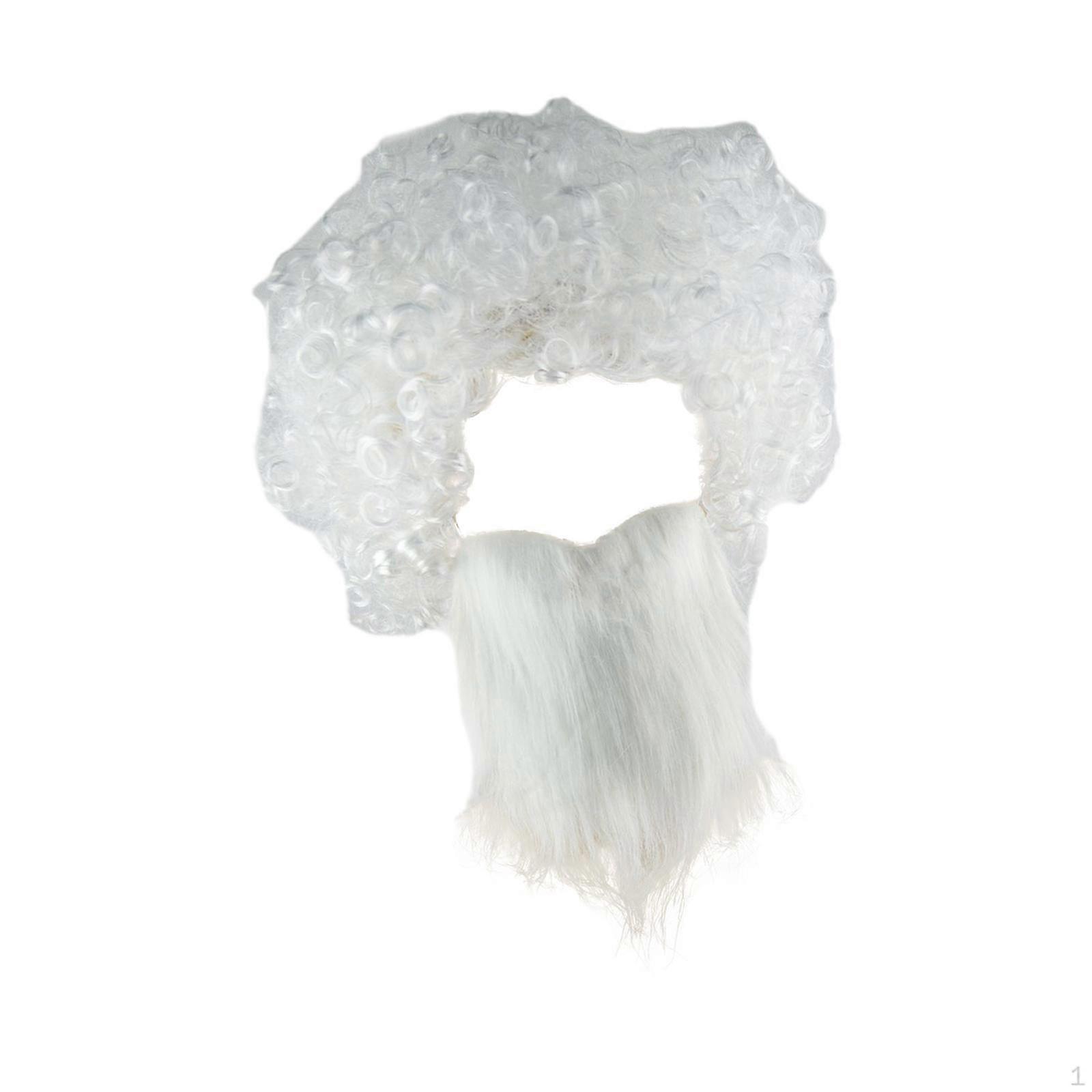 Beard and Hair Set Facial Costume Flannel Fancy Dress Props False Beards Mustache for