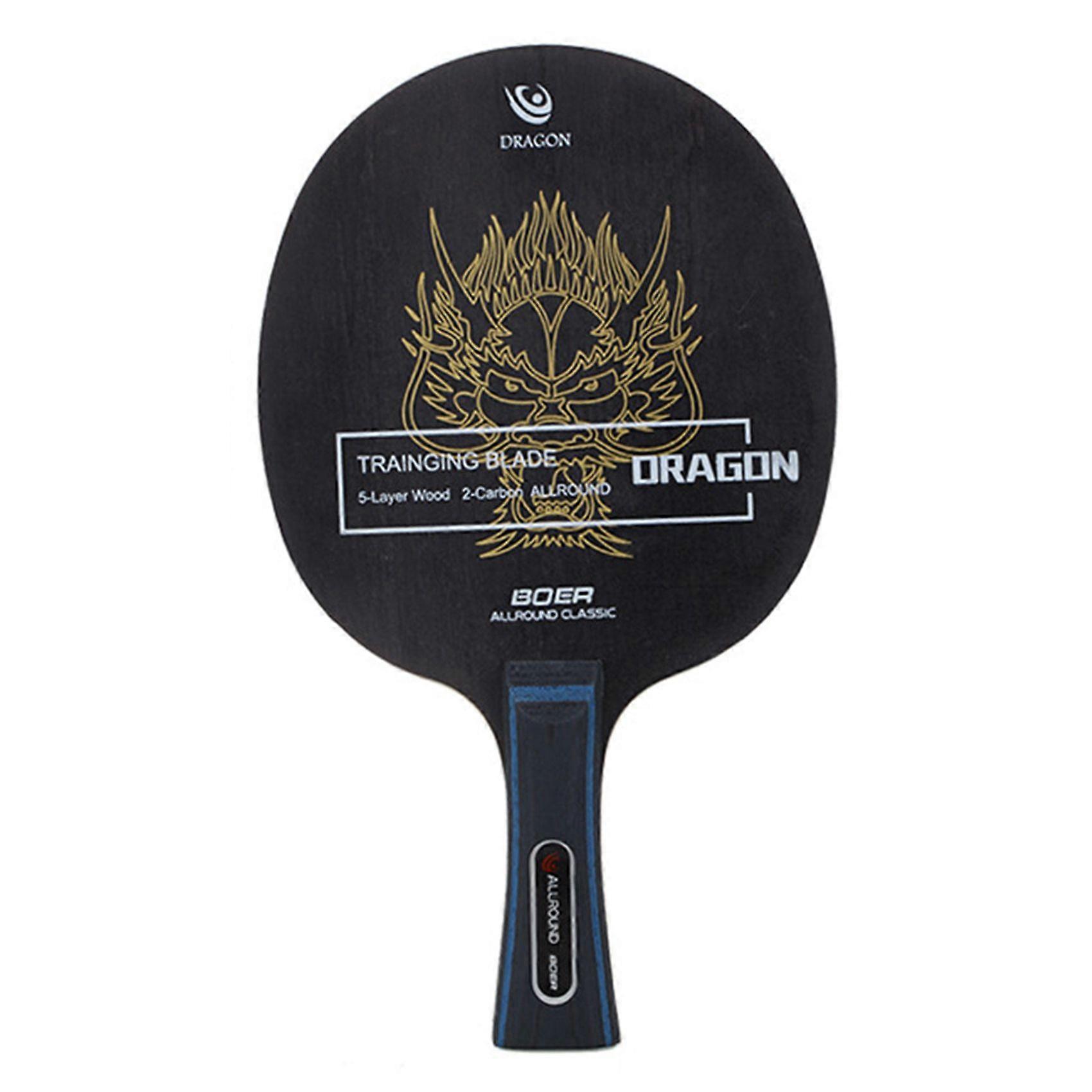 Pong Racket 7 Ply Table Tennis Blade Arylate Carbon Fiber Table Tennis Accessories Long Handle