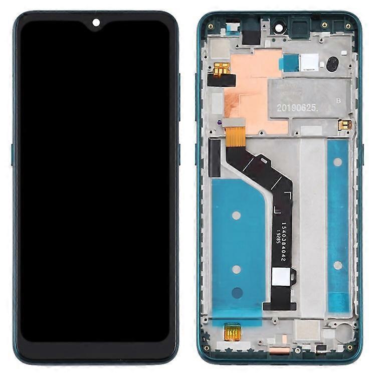 Compatible For Nokia 7.2 Grade S OEM LCD Screen and Digitizer Assembly + Frame Part