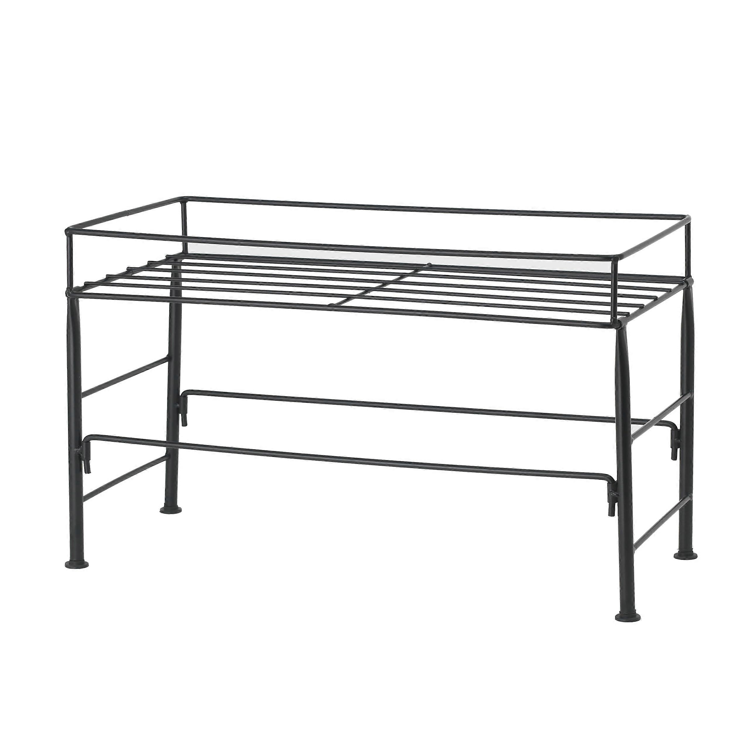 81032 Brady's Set the Table Steel Frame Dog Feeder, for Large Extra Large Dogs, Black