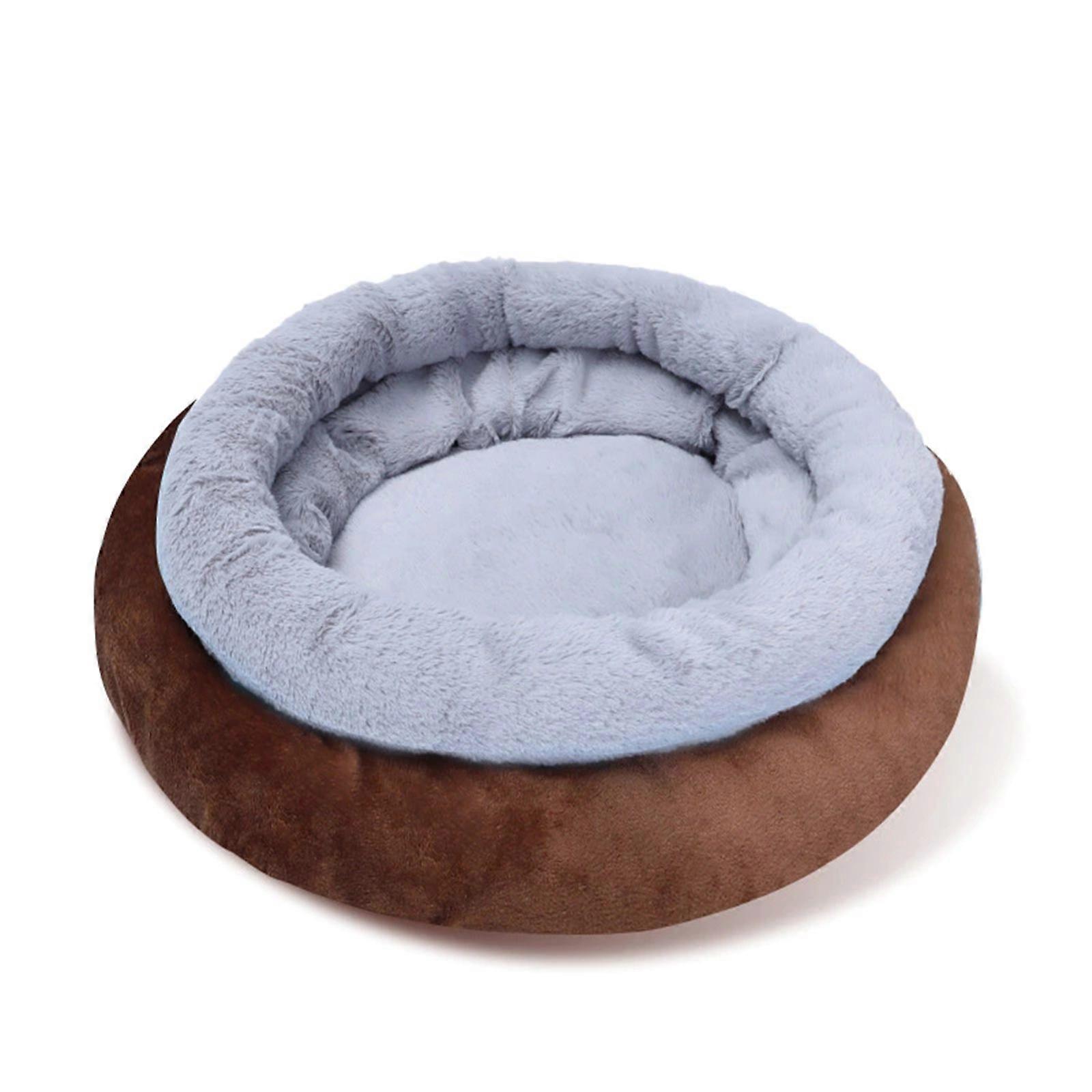 Super Soft Pet Dog for Cat Bed Kennel Round Sofa Cushion Pad Sleeping Mat for Small Medium Dogs