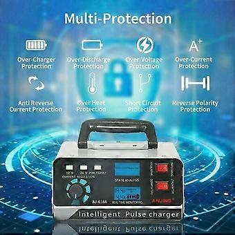 ANJING Car Battery Charger 400W 12V 24V Heavy Duty Smart Pulse Repair Fast Charging Automatic Adjustment Battery Charger For Car Truck Motorcycle | PH