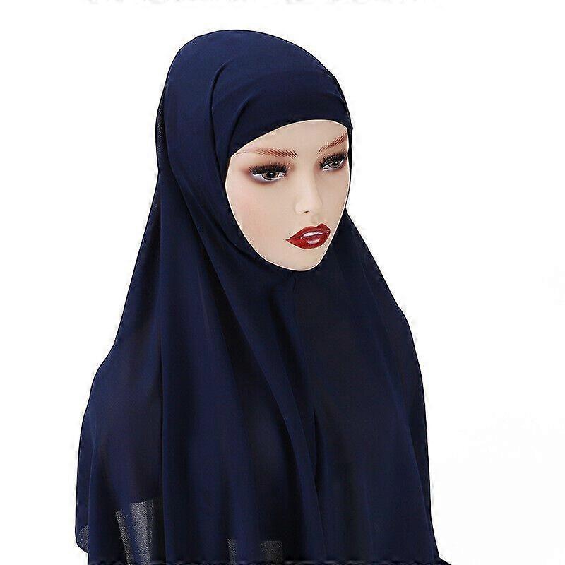Eșarfă damă cu capotă Șifon Hijab Șal Eșarfă Eșarfă Șarfă Șarfă