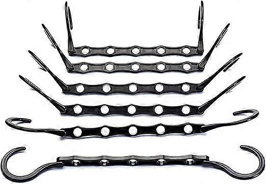 Multifunctional PP plastic hanger rotatable folding hanger storage connecting hooks