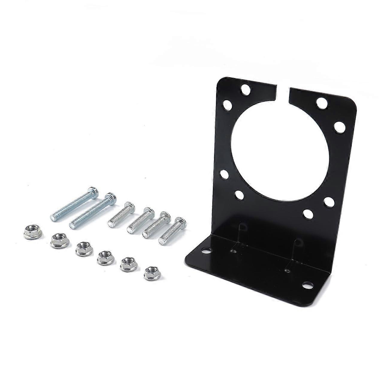 Replacement 7 Pin Trailer Coupler 7 Way Socket Bracket for RV Trailer Wiring Heavy Duty Weatherproof Design