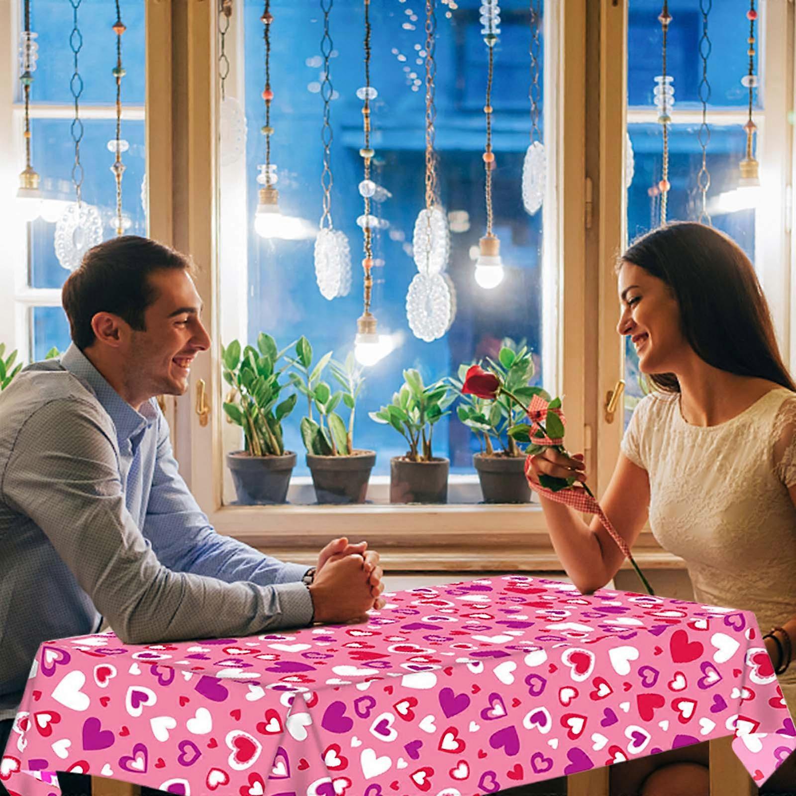 Valentine's Day Love Showing Proposal Scene Layout Curtain Background Cloth Decoration pp850