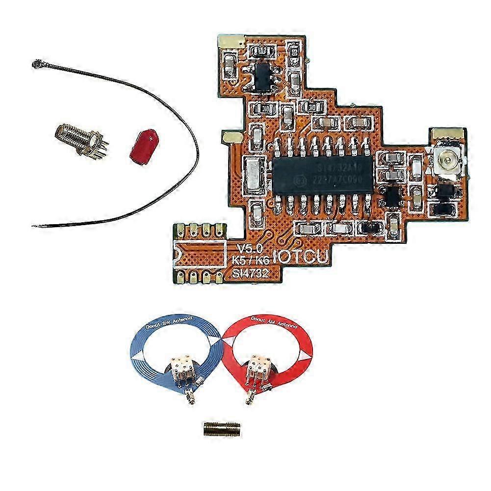 SI4732 V5.0 FPC Modification Module&Donut Antenna for UVK5 K6 HF Shortwave Full Band/Single Sideban