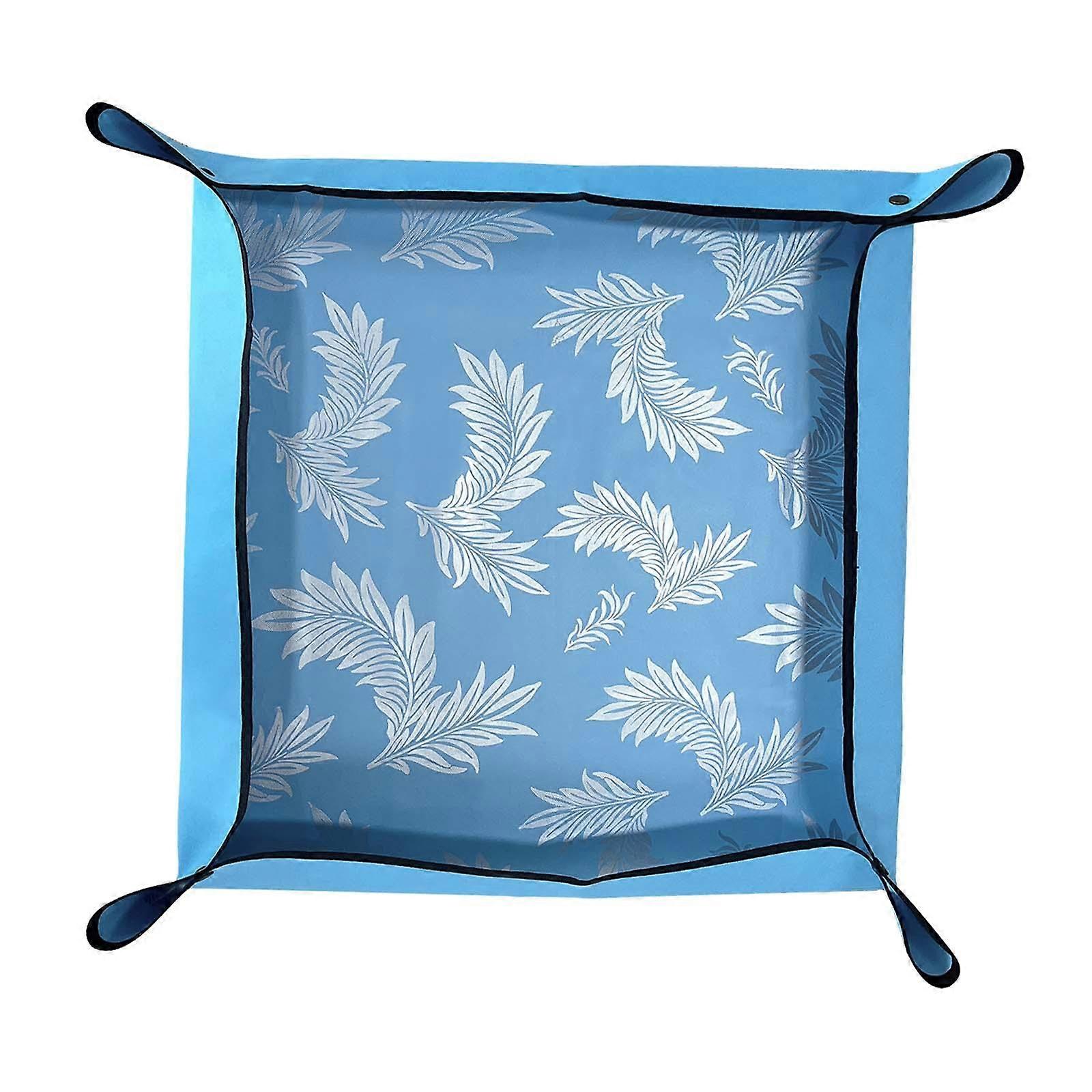 屋内植物マットガーデントレイバックル折りたたみ式オックスフォード布ポッティングトレイ付き