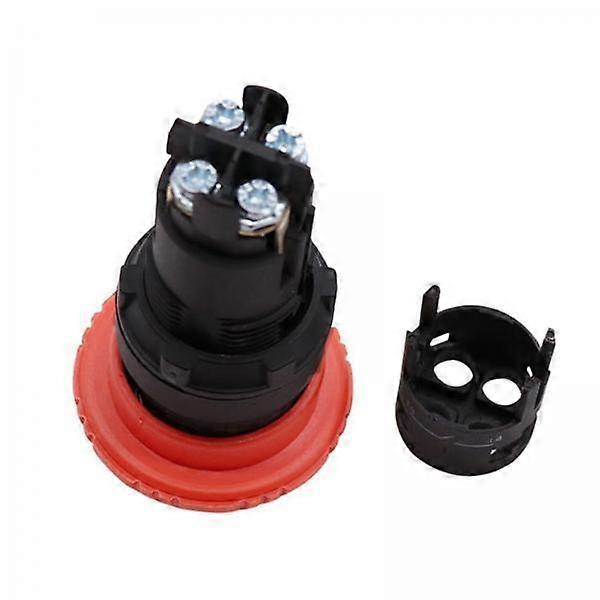 6x Mushrooms Head Emergency Push Button 22mm,Safe Pp Easy to Use Latching Push