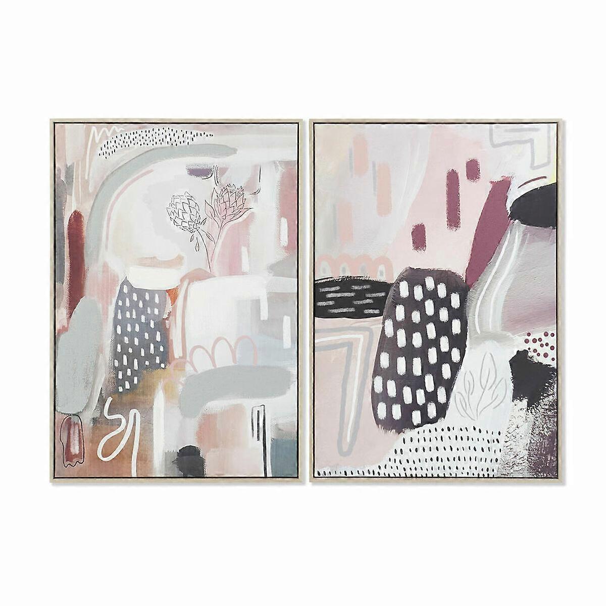 Canvas DKD Home Decor polystyrene canvas 63 x 4.5 x 93 cm