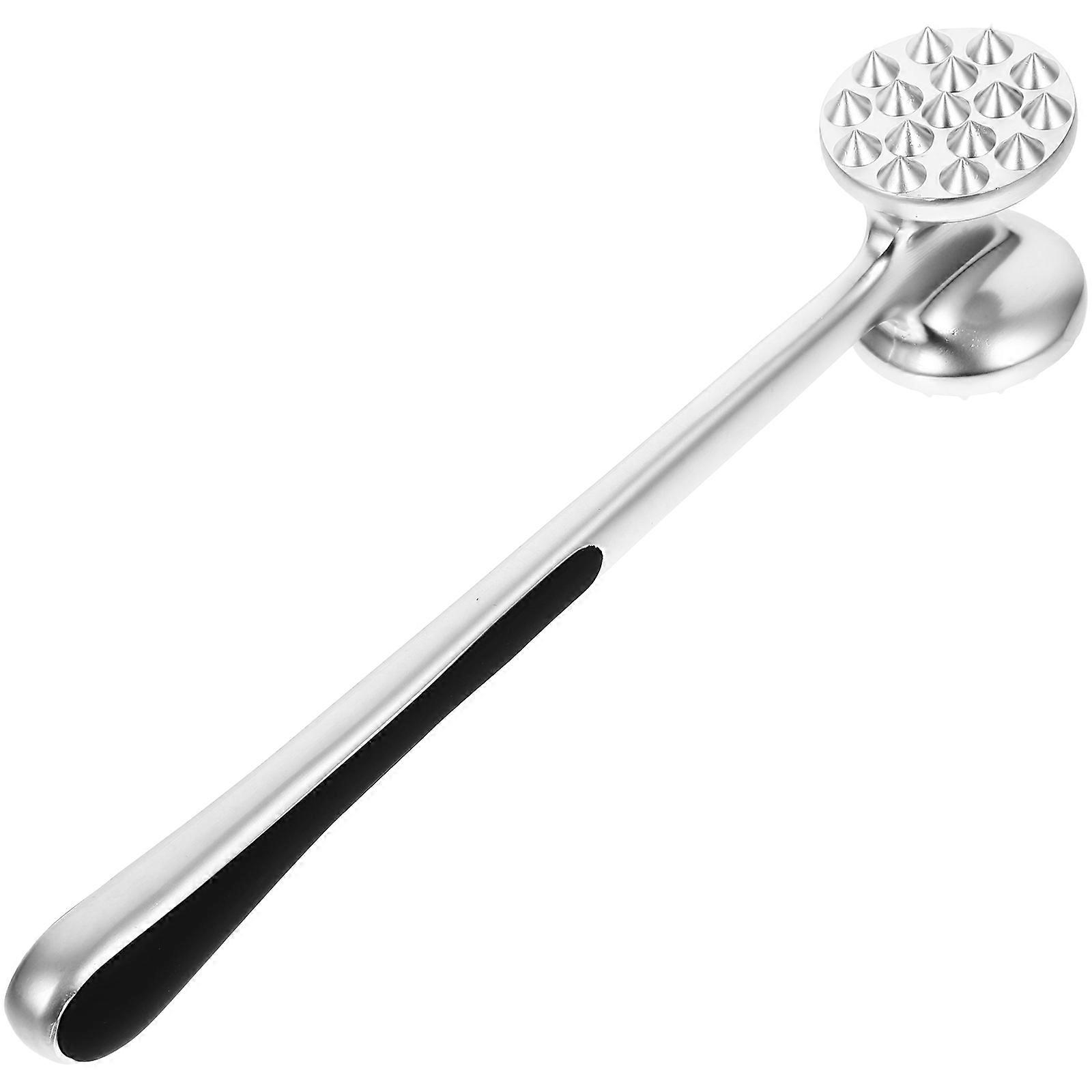Stainless Steel Meat Hammer with Dual Sided Design for Steak Pounder Mallet