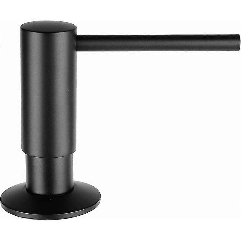 Soap Dispenser with 360° Swivel Spout - Top-Refillable Liquid Soap Dispenser for Kitchen Sink - Black Soap Dispenser SZRH