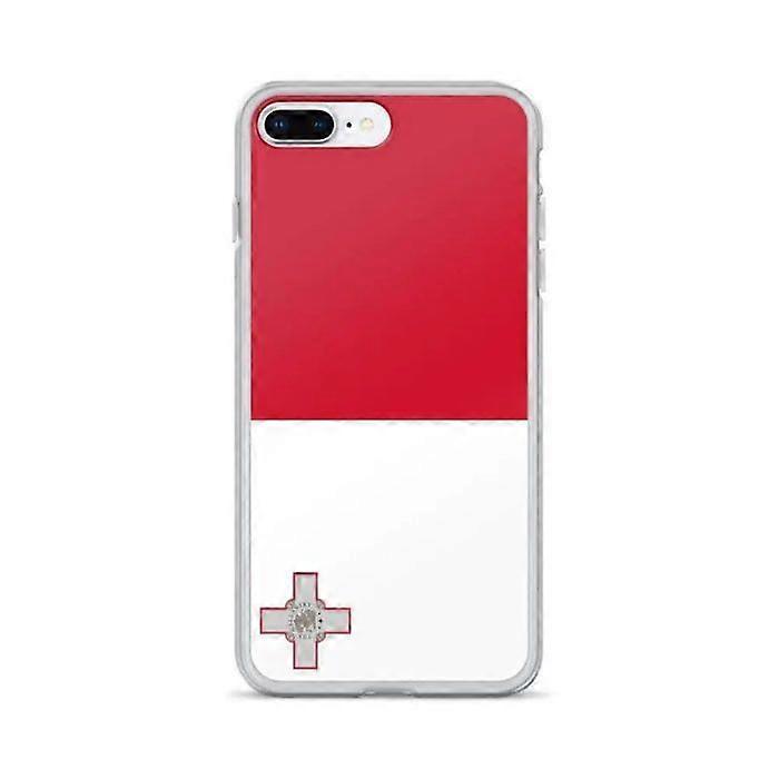 iPhone case - Malta - iPhone 8 Plus - Soft - Slim design - Multicolored
