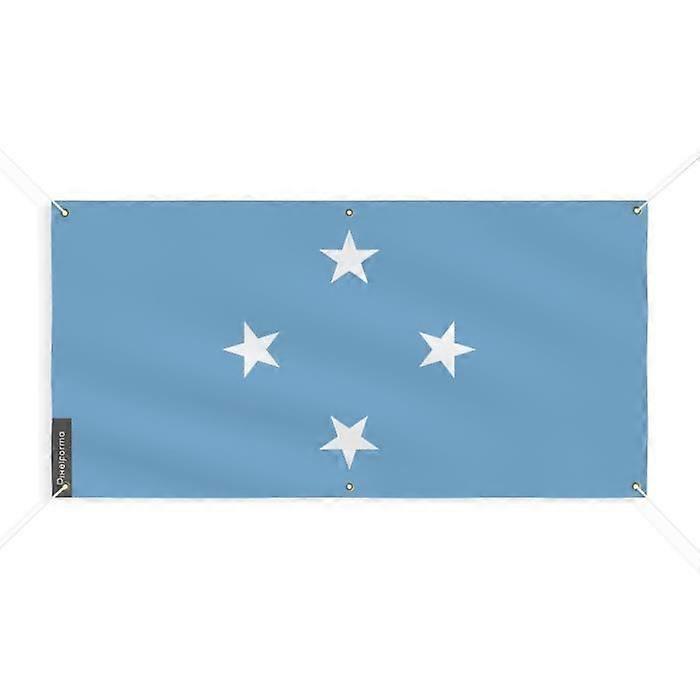 Federated States of Micronesia Flag Banner 6 Grommets 130x260cm Polyester