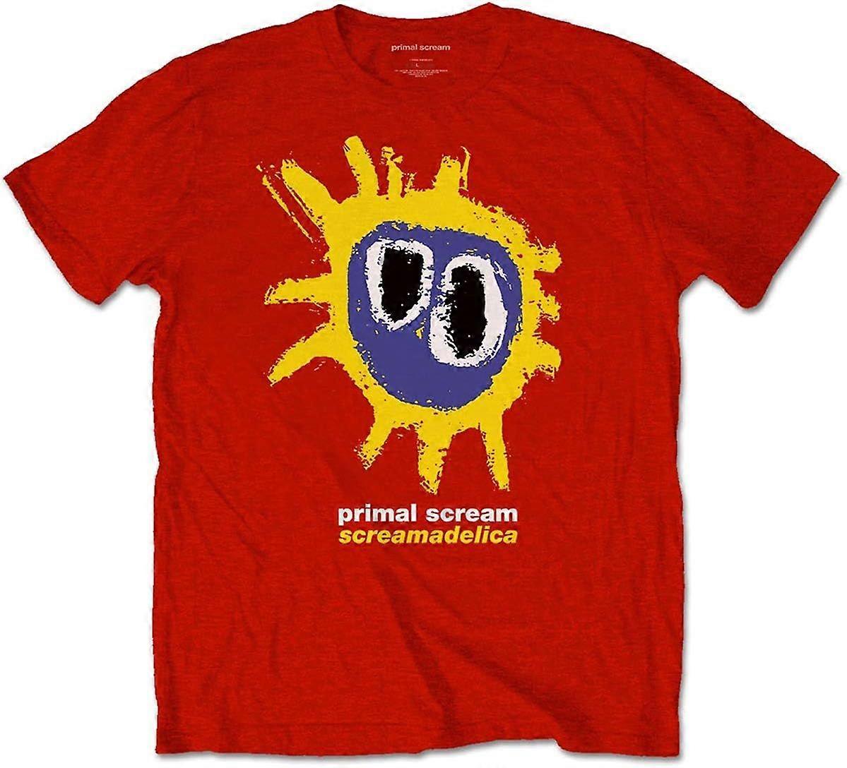 Tricou Primal Scream 'Screamadelica' (roșu)