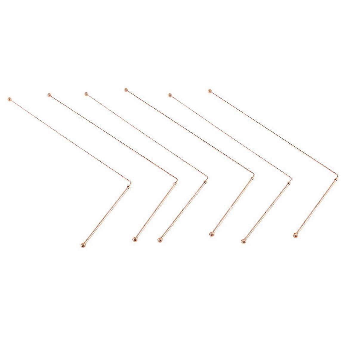 3Pair Copper Dowsing Rods Spiritual Divining Rods Flexible Copper Rod