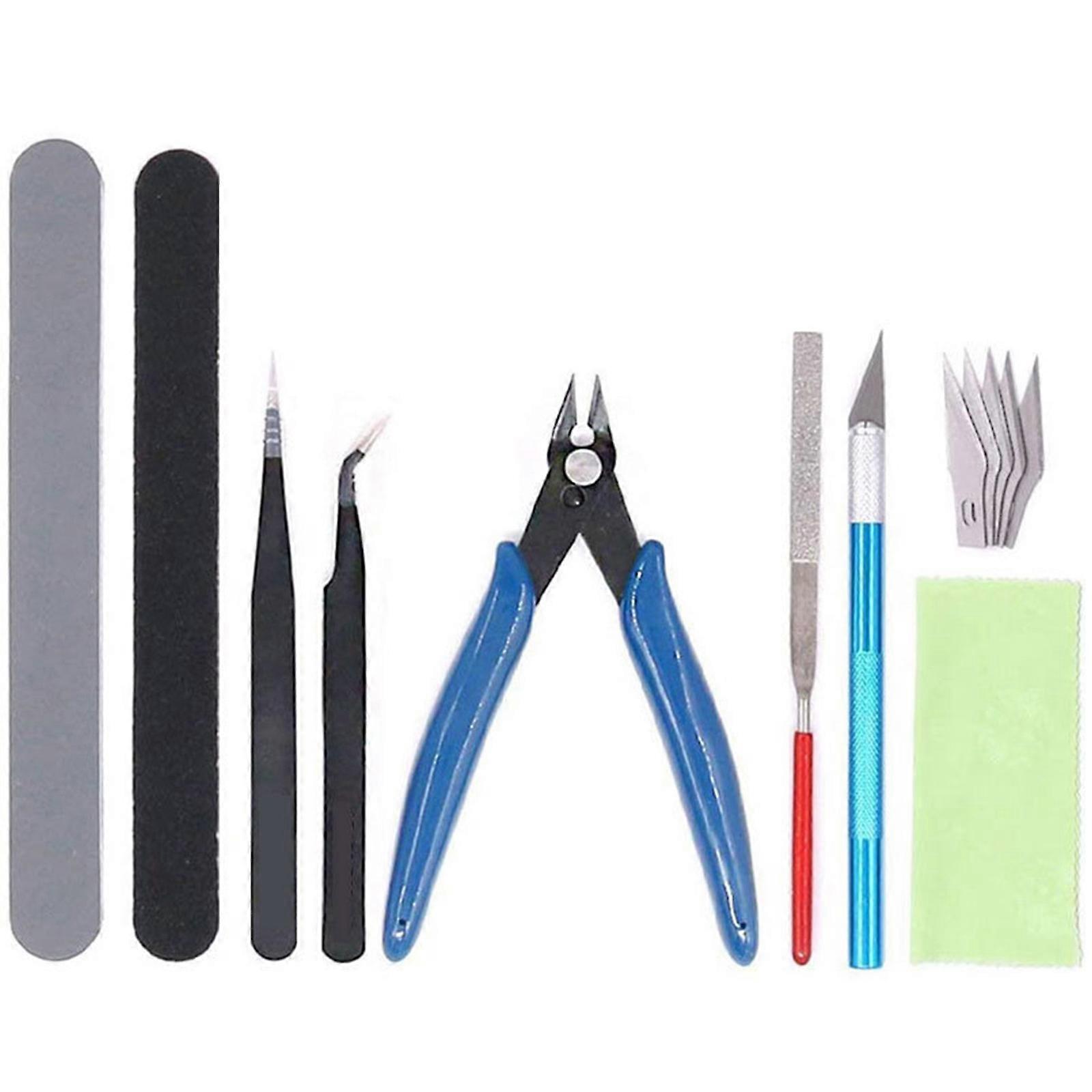 Professional Toy Car Model Tool Set Modelers Basic tool Craft Set Hobby Building Repairing and Fixing