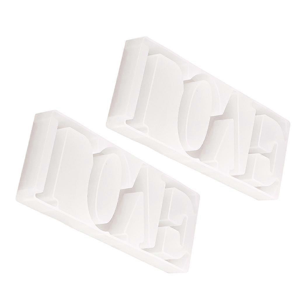 2Set Silicone LOVE Casting Jewelry for Making