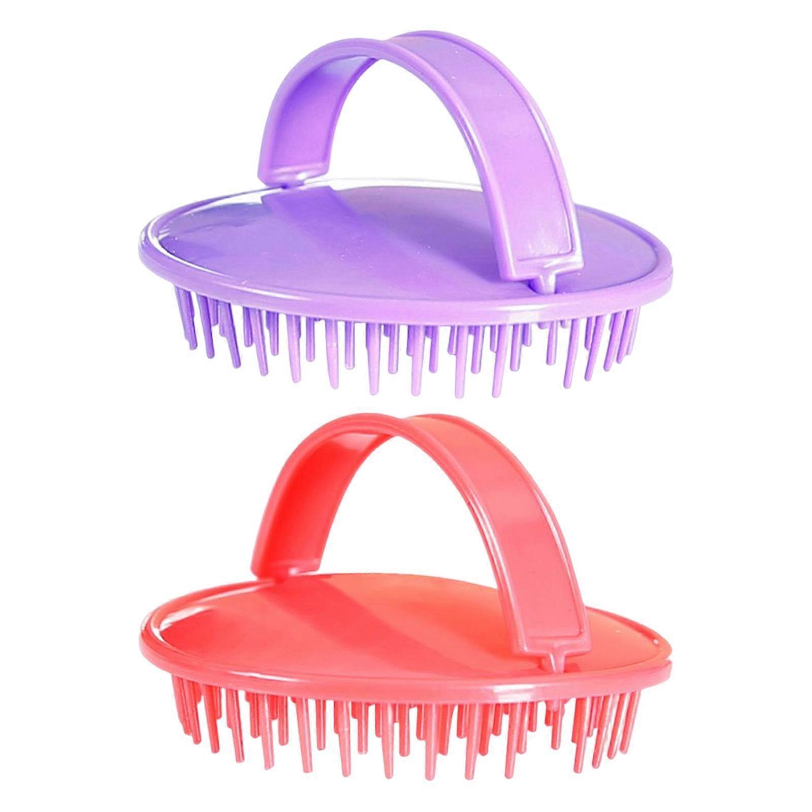 2 Pieces Hair Scalp Shampoo Brush, Durable with Soft Bristles ,Comfortable