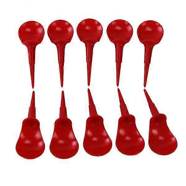 3x10 Pieces Plastic Novelty Anti-Slice Tees Tools Red