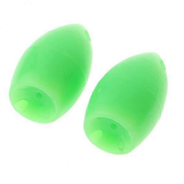 6X 2 Τεμάχια Floating Sbirolino Spirolino Bombarda Πέστροφα Pose Floats Πράσινο 4.3g