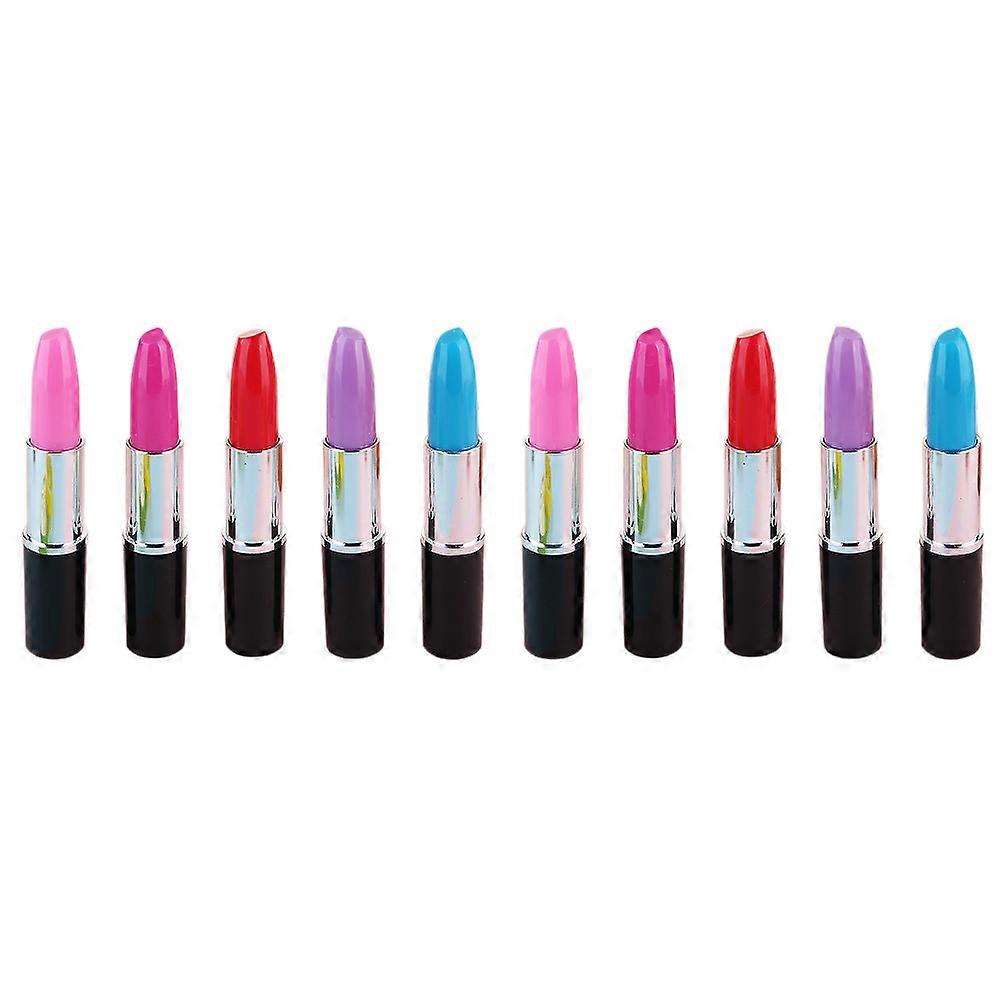 Lipstick Shaped Ballpoint Pen Set 15pcs Creative Writing Pens for Students, Smooth & Quick Drying Ink for School and Office Use