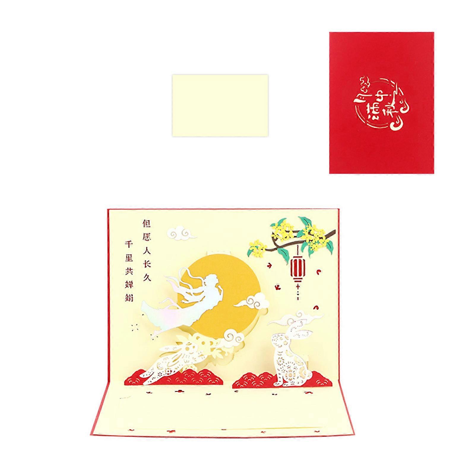 Elegant 3D Autumn Celebration Card Functional Autumn 3D Greeting Card for Expressing Gratitudes and Blessing