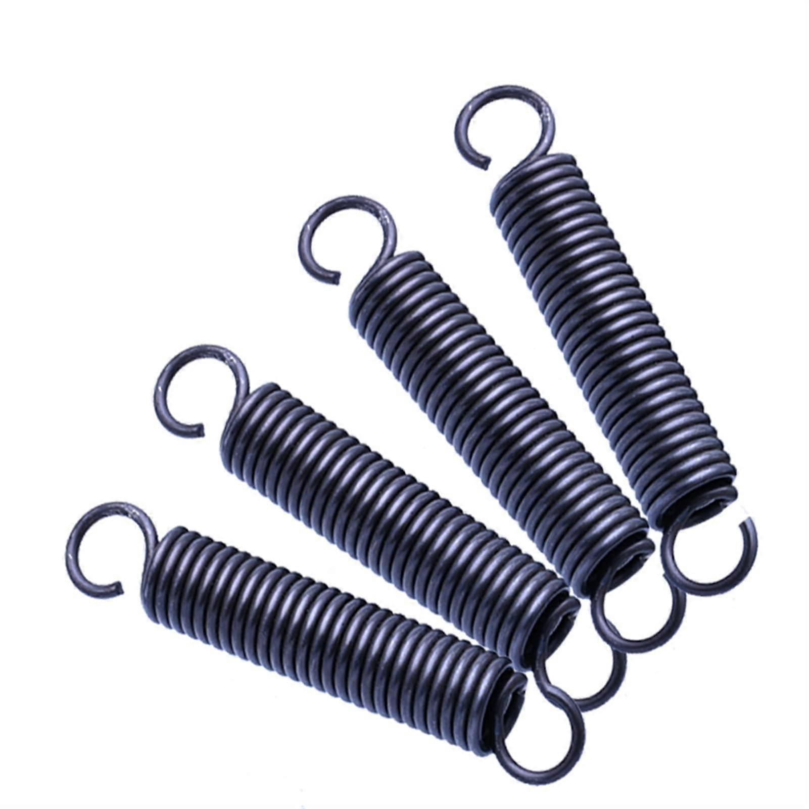 Spring Steel Extension Spring with Hooks, 2.5mm Wire Diameter, 18mm Outer Diameter, 90mm Length, 1PCS