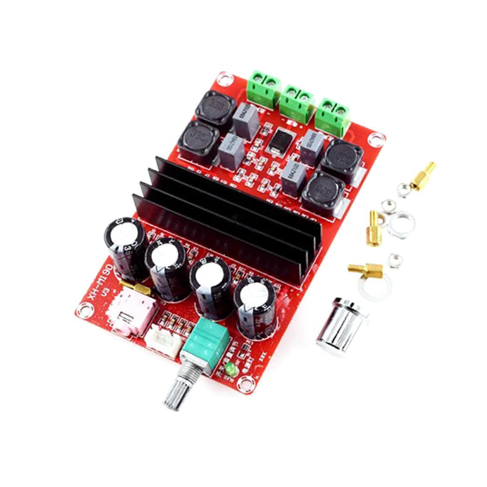XH-M190 Two Channel Auditory Amplifier Circuit Board TDA3116D2 Control 2x100W High Efficiency For DIY Projects