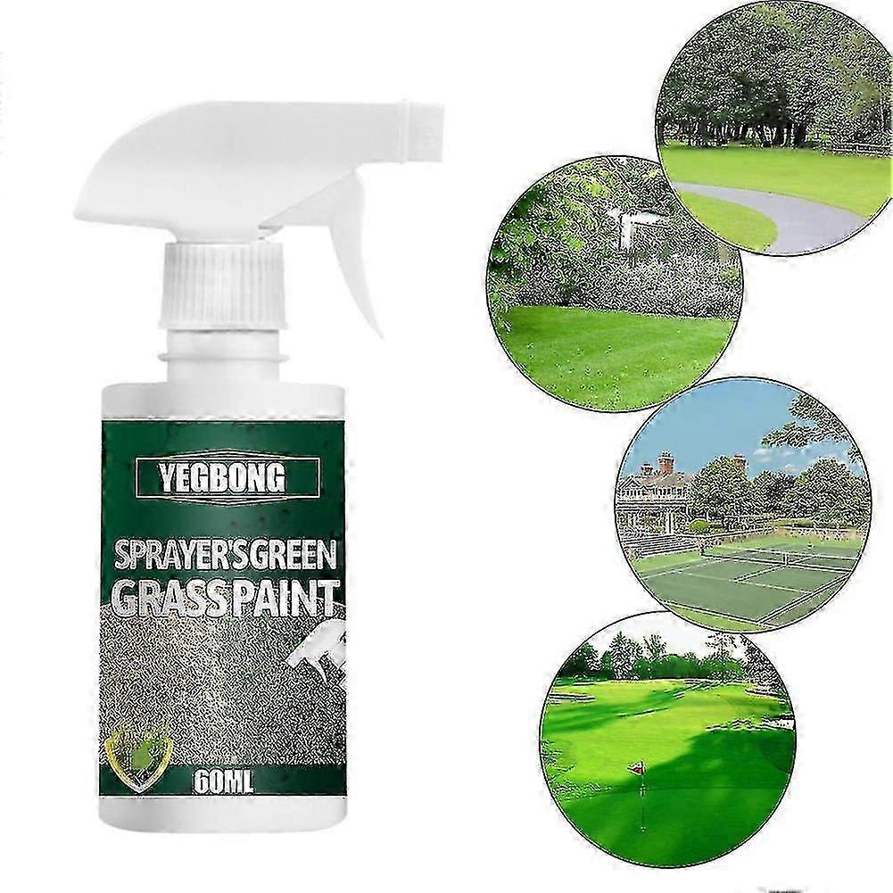 Green Grass Paint For Lawn Spray Plant Dye Repair Curing Agent Color Enhancer Srong Powerful