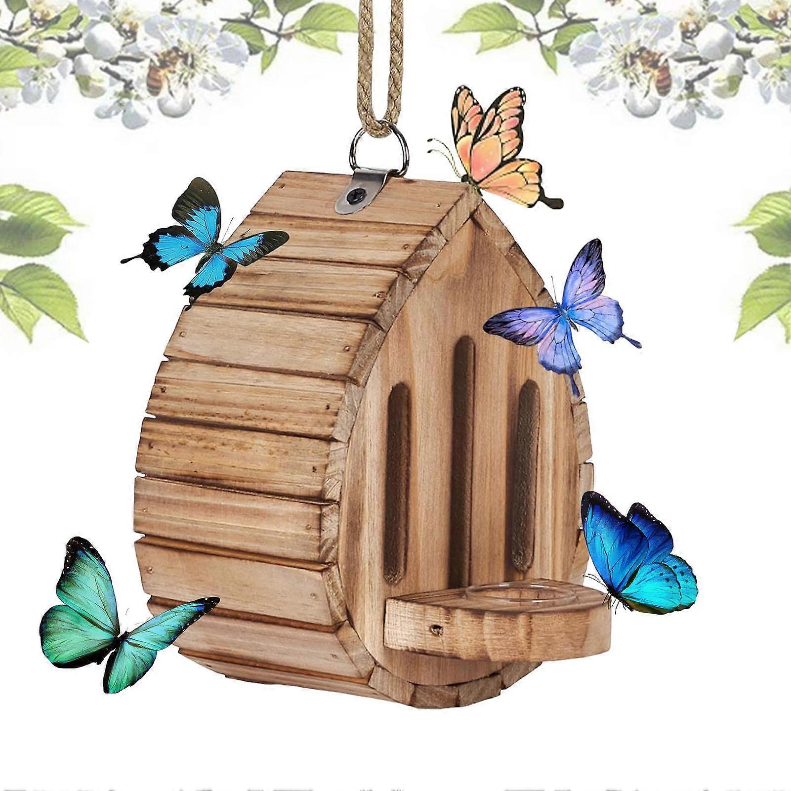Garden habitat butterfly house from butterfly house from feeder and nesting box for butterflies natural habitat for the winter