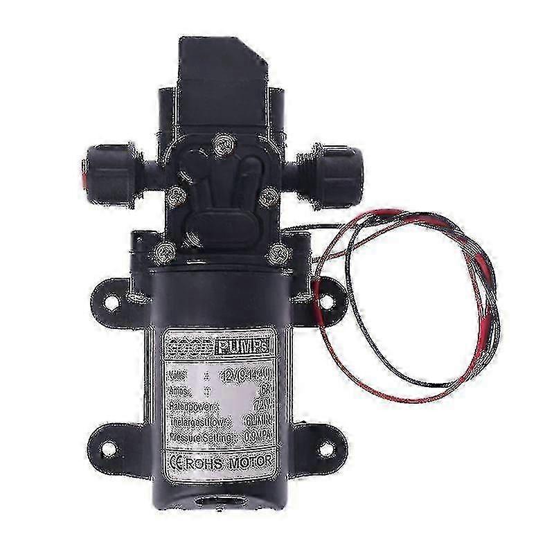 12V 130PSI High-Pressure 6L/Min Diaphragm Self-Priming Pump Suitable for Various Applications, 70W Power