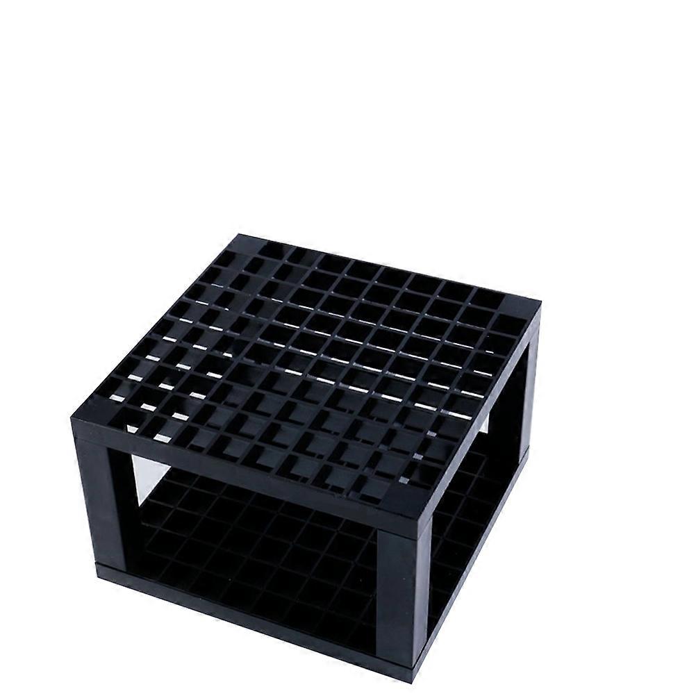 Multifunctional Pen and Brush Holder Desk Organizer Stand with Stable Frame, Easy Assembly, Black Pencil and Marker Storage for Office, Art Supplies,