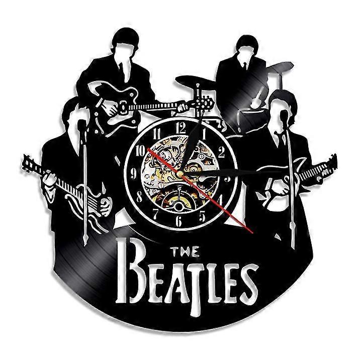 Vinil Record Wall Clock, The Beatles Record Wall Clock, Retro Home Decorare Wall Clock