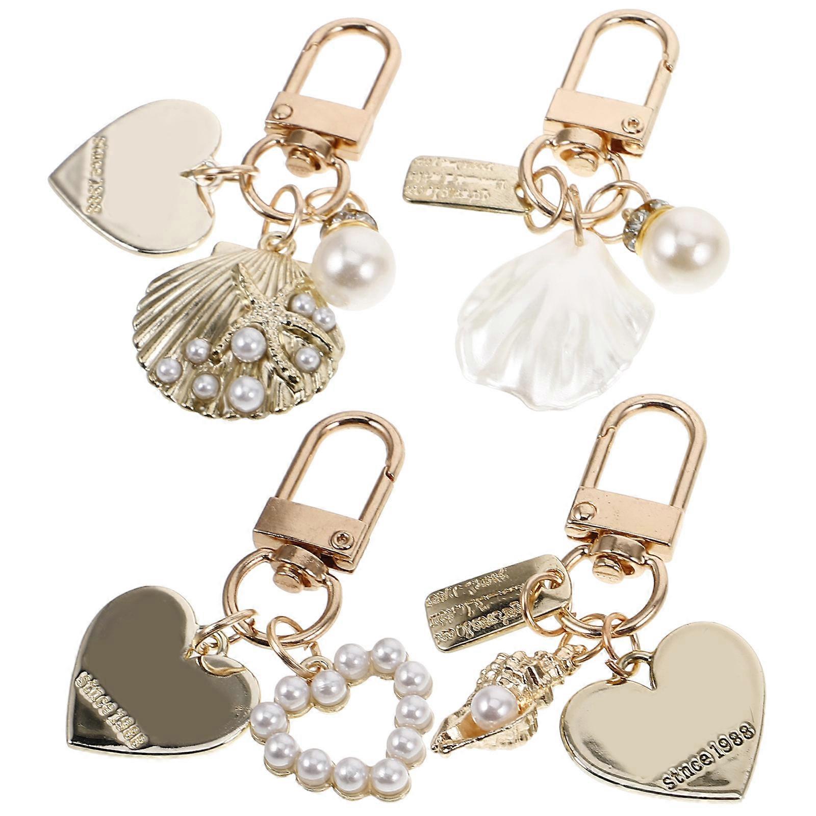 Decorative Shell Keychain, Functional and Stylish for Various Occasions